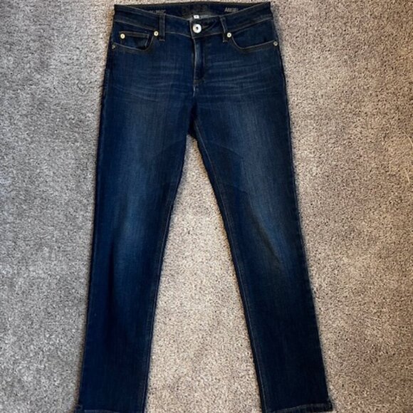 DL1961 Blue Angel Mid Rise Skinny Ankle Park 360 Comfort Stretch Denim Jeans 27 - Picture 3 of 8
